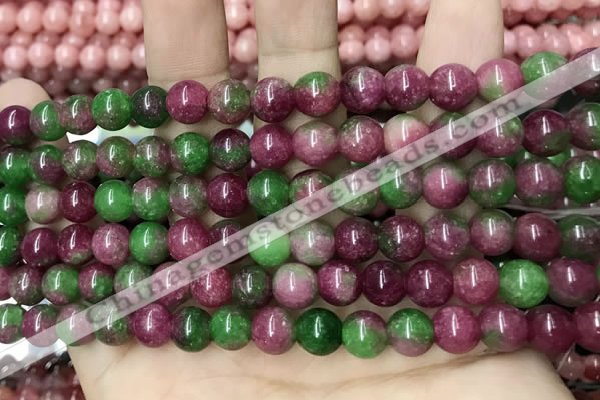 CCN5484 15 inches 8mm round candy jade beads Wholesale
