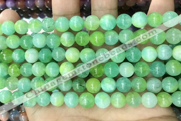 CCN5488 15 inches 8mm round candy jade beads Wholesale