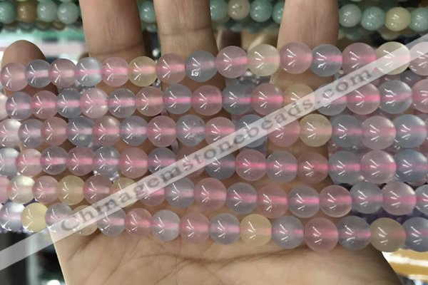 CCN5491 15 inches 8mm round candy jade beads Wholesale