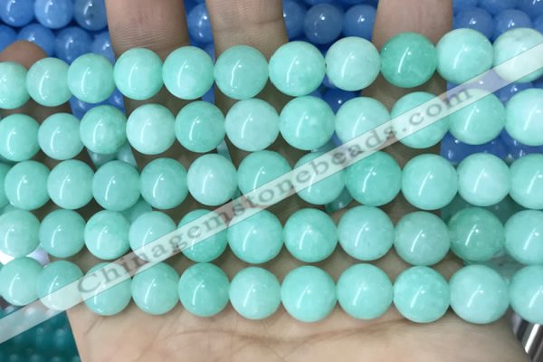 CCN5512 15 inches 8mm round candy jade beads Wholesale