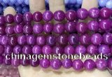 CCN5550 15 inches 8mm round candy jade beads Wholesale