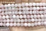 CCN5583 15 inches 8mm round matte candy jade beads Wholesale