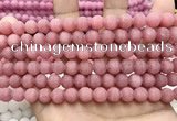 CCN5596 15 inches 8mm round matte candy jade beads Wholesale