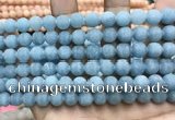 CCN5610 15 inches 8mm round matte candy jade beads Wholesale