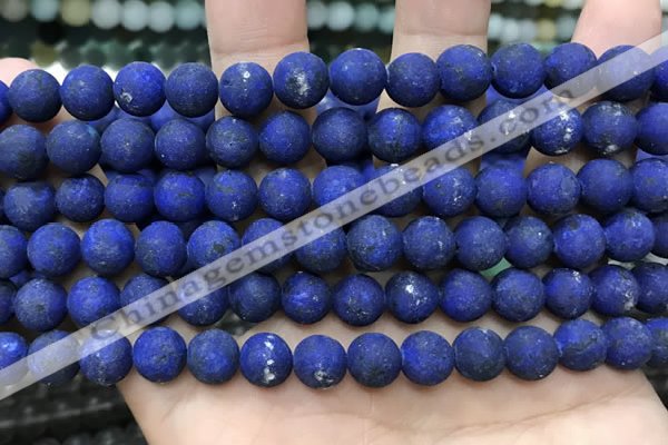 CCN5614 15 inches 8mm round matte candy jade beads Wholesale