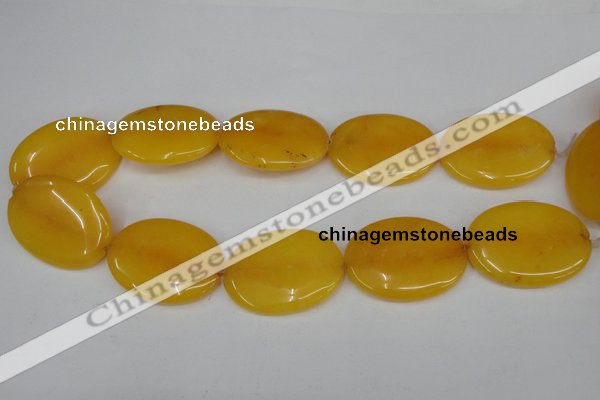 CCN564 15.5 inches 25*35mm oval candy jade beads wholesale