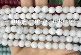 CCN5650 15 inches 8mm faceted round candy jade beads