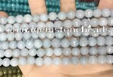 CCN5651 15 inches 8mm faceted round candy jade beads