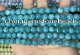 CCN5658 15 inches 8mm faceted round candy jade beads