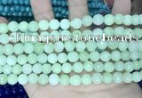 CCN5668 15 inches 8mm faceted round candy jade beads