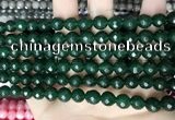 CCN5674 15 inches 8mm faceted round candy jade beads