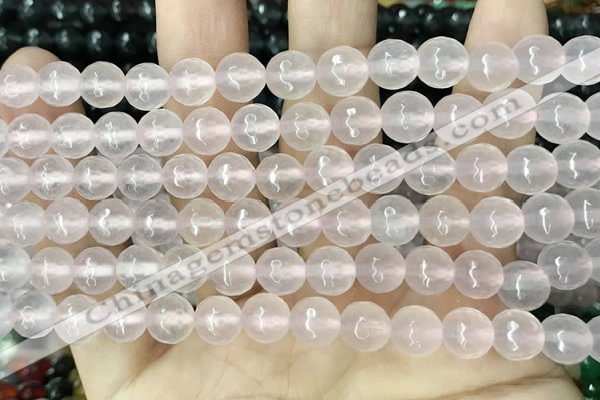 CCN5676 15 inches 8mm faceted round candy jade beads