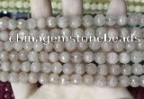 CCN5678 15 inches 8mm faceted round candy jade beads