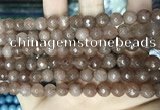 CCN5680 15 inches 8mm faceted round candy jade beads