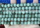 CCN5694 15 inches 8mm faceted round candy jade beads