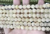 CCN5704 15 inches 8mm faceted round candy jade beads