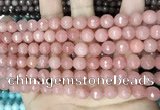 CCN5714 15 inches 8mm faceted round candy jade beads