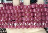 CCN5726 15 inches 8mm faceted round candy jade beads