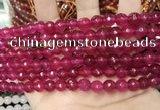 CCN5731 15 inches 8mm faceted round candy jade beads