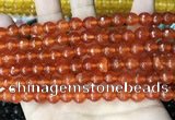 CCN5734 15 inches 8mm faceted round candy jade beads