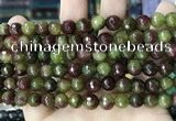 CCN5744 15 inches 8mm faceted round candy jade beads