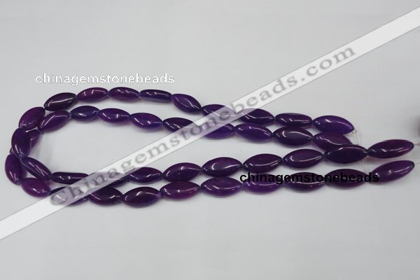 CCN576 15.5 inches 10*20mm marquise candy jade beads wholesale