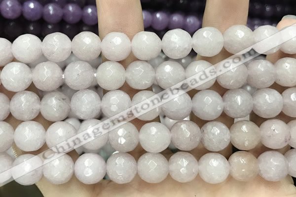 CCN5762 15 inches 10mm faceted round candy jade beads