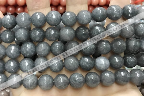 CCN5769 15 inches 10mm faceted round candy jade beads