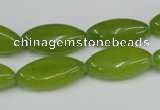 CCN577 15.5 inches 10*20mm marquise candy jade beads wholesale