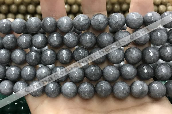 CCN5770 15 inches 10mm faceted round candy jade beads