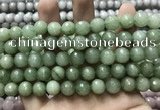 CCN5778 15 inches 10mm faceted round candy jade beads