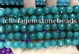 CCN5783 15 inches 10mm faceted round candy jade beads