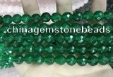 CCN5790 15 inches 10mm faceted round candy jade beads