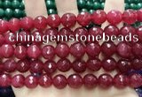 CCN5812 15 inches 10mm faceted round candy jade beads