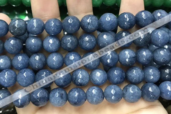 CCN5815 15 inches 10mm faceted round candy jade beads