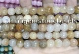 CCN5823 15 inches 10mm faceted round candy jade beads