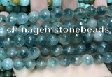 CCN5826 15 inches 10mm faceted round candy jade beads