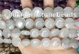 CCN5855 15 inches 15mm flat round candy jade beads Wholesale