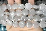 CCN5856 15 inches 15mm flat round candy jade beads Wholesale