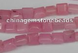 CCN586 15.5 inches 8*8mm square candy jade beads wholesale