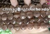 CCN5866 15 inches 15mm flat round candy jade beads Wholesale