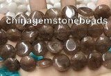 CCN5869 15 inches 15mm flat round candy jade beads Wholesale