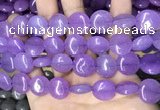 CCN5875 15 inches 15mm flat round candy jade beads Wholesale