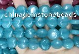 CCN5893 15 inches 15mm flat round candy jade beads Wholesale