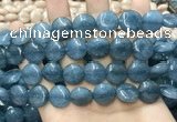 CCN5896 15 inches 15mm flat round candy jade beads Wholesale