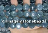 CCN5897 15 inches 15mm flat round candy jade beads Wholesale