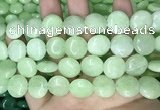 CCN5900 15 inches 15mm flat round candy jade beads Wholesale