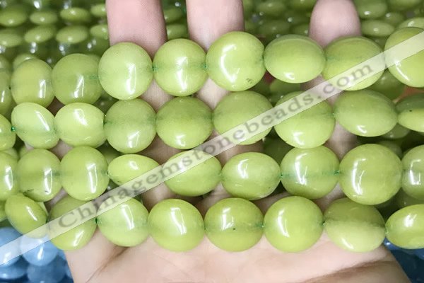 CCN5903 15 inches 15mm flat round candy jade beads Wholesale