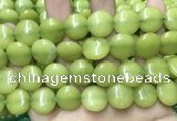 CCN5904 15 inches 15mm flat round candy jade beads Wholesale