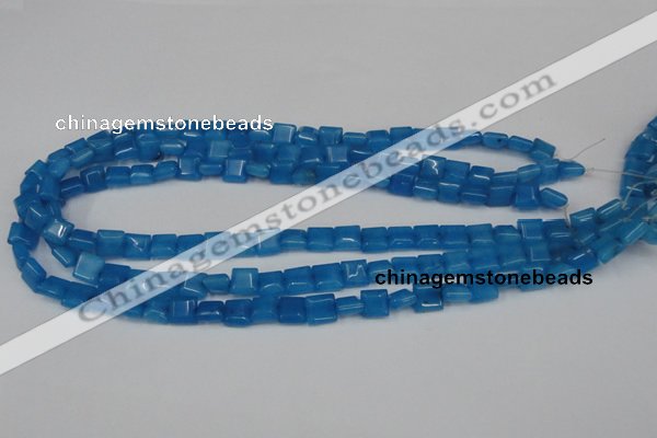 CCN591 15.5 inches 8*8mm square candy jade beads wholesale